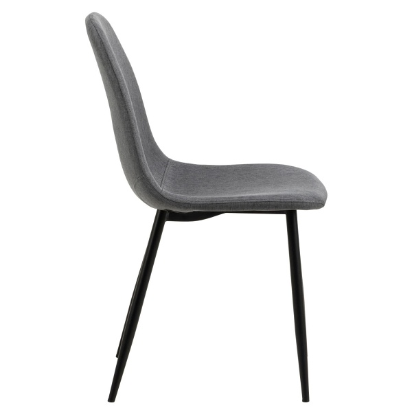 Krzesło Celia szare ciemne/ czarne - ACTONA